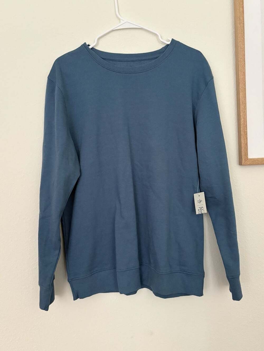 Original Penguin Sweatshirt Size M Copen Blue Sleeve Logo